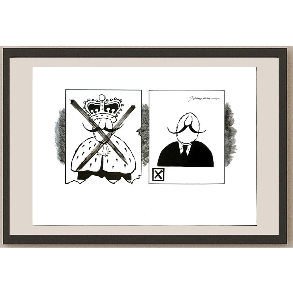 John England Orijinal Karikatür BOD06003