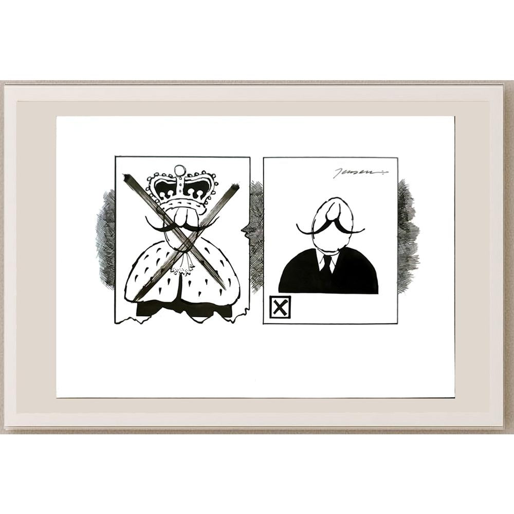 John England Orijinal Karikatür BOD06003