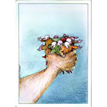Jan Surma 29x21cm Orijinal Karikatür BOD06009
