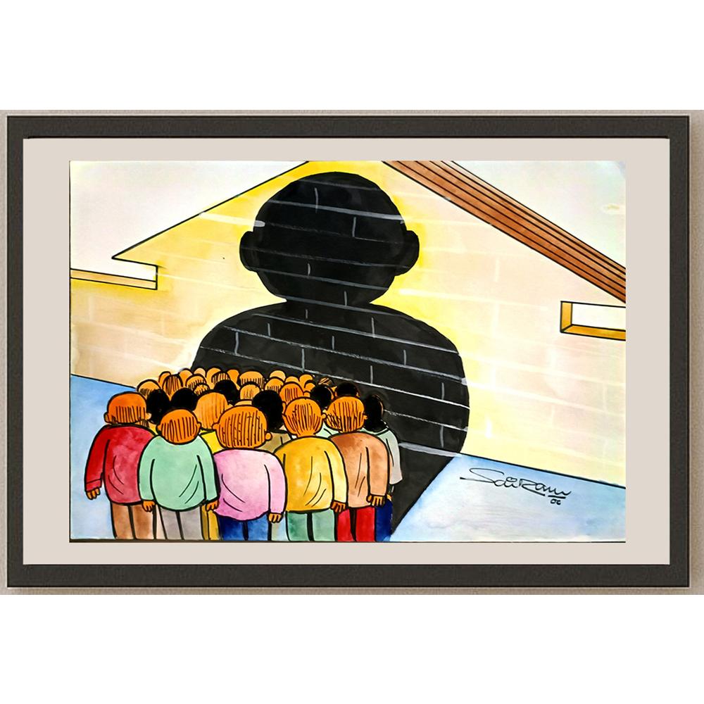 Sairam Akundi 29x21cm Orijinal Karikatür BOD06022