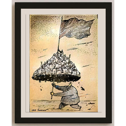 Igor Smirnov 29x21cm Orijinal Karikatür BOD06027