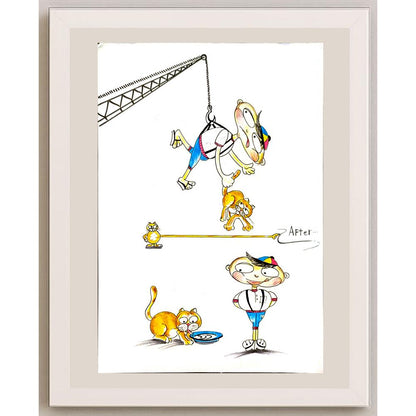Hassan Taha 35x25cm Orijinal Karikatür BOD06037