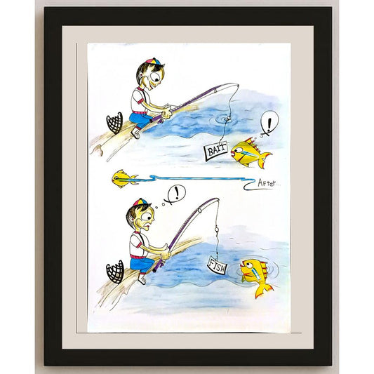 Hassan Taha 35x25cm Orijinal Karikatür BOD06038