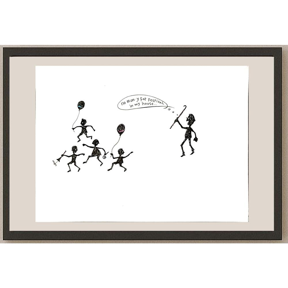 Hassan Taha 35x25cm Orijinal Karikatür BOD06039
