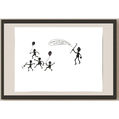 Hassan Taha 35x25cm Orijinal Karikatür BOD06039
