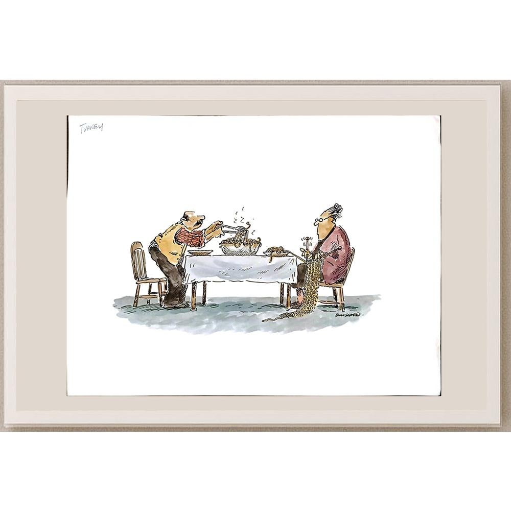 Bill Stott 43x30cm Orijinal Karikatür BOD06040