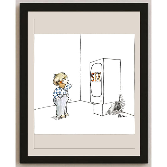 Milan Licina 30x30cm Orijinal Karikatür BOD06041