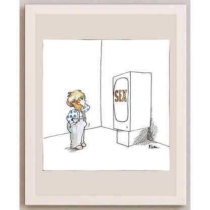 Milan Licina 30x30cm Orijinal Karikatür BOD06041