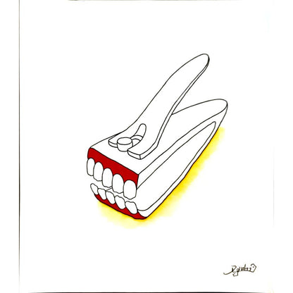 Lee Dae Ho 33x28cm Orijinal Karikatür BOD06042