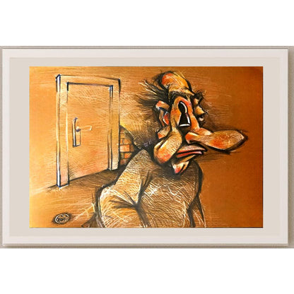Nikola Angelkoski 35x25cm Orijinal Karikatür BOD06050