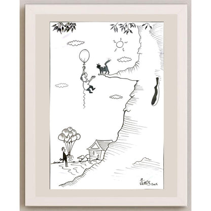 Carlos Augusto Nascimento 29x21cm Orijinal Karikatür BOD06052