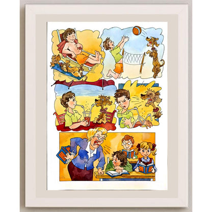 Mirontchyj Laime 29x21cm Orijinal Karikatür BOD06058