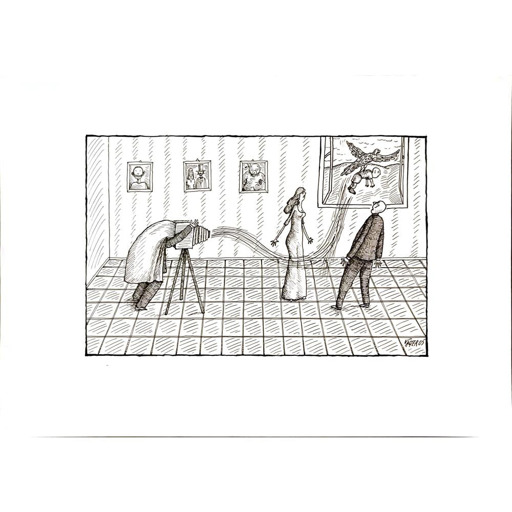 Jano Valter 43x30cm Orijinal Karikatür BOD06062