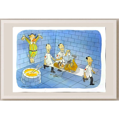 Jitet Koestana 43x30cm Orijinal Karikatür BOD06069