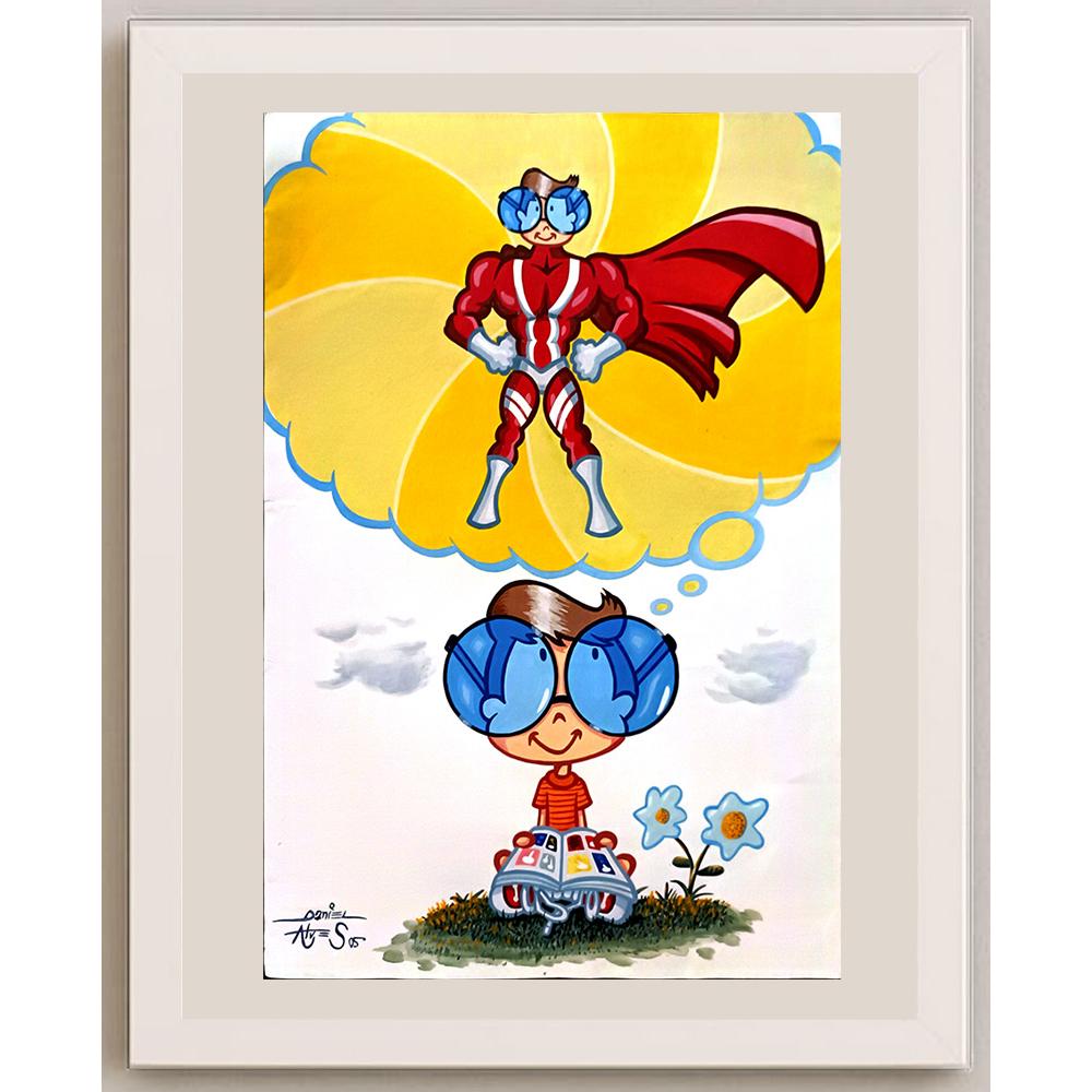 Daniel Alves Gomes Sampaio 43x30cm Orijinal Karikatür BOD06078