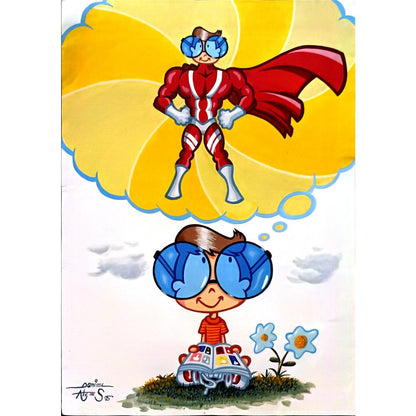 Daniel Alves Gomes Sampaio 43x30cm Orijinal Karikatür BOD06078