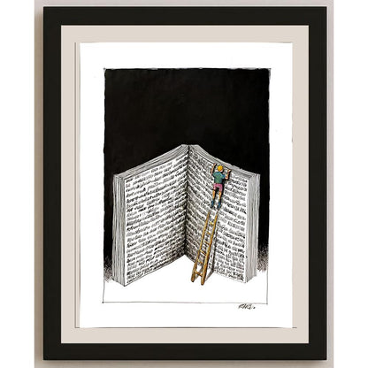 Milos Panig Pango 43x30cm Orijinal Karikatür BOD06079
