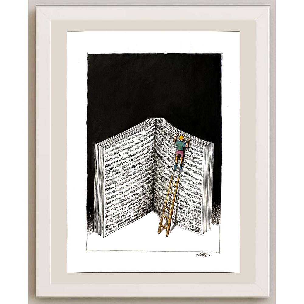 Milos Panig Pango 43x30cm Orijinal Karikatür BOD06079