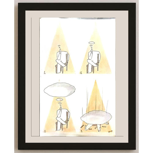 Jaber Asadi 33x21cm Orijinal Karikatür BOD06081