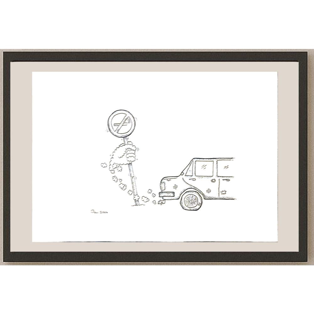 Saeid Babak 29x21cm Orijinal Karikatür BOD06083