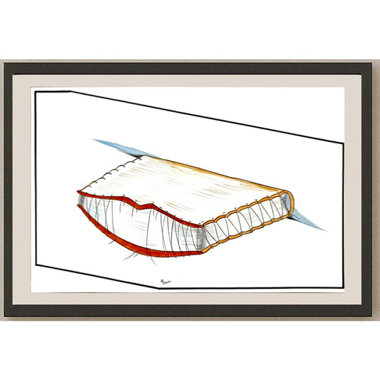 Khosro Javaherkalam 29x21cm Orijinal Karikatür BOD06084