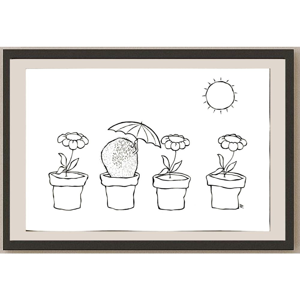 Neda Tanhaei Maghaddam 29x21cm Orijinal Karikatür BOD06090