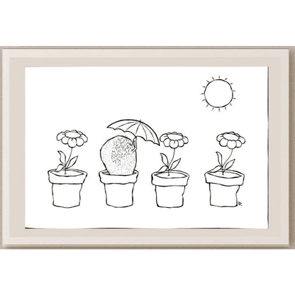 Neda Tanhaei Maghaddam 29x21cm Orijinal Karikatür BOD06090