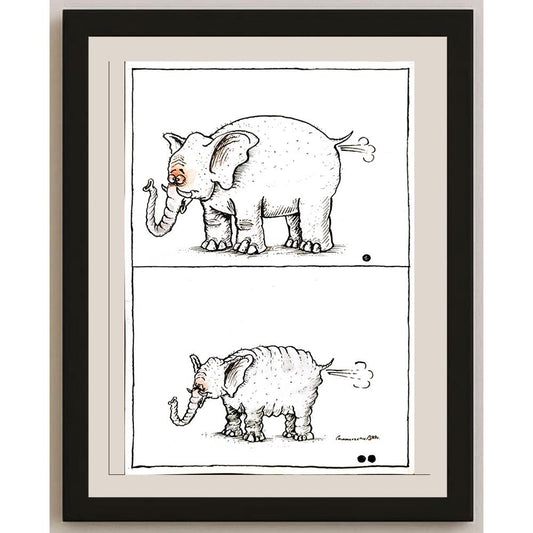 Vadim Siminoga 29x21cm Orijinal Karikatür BOD06096