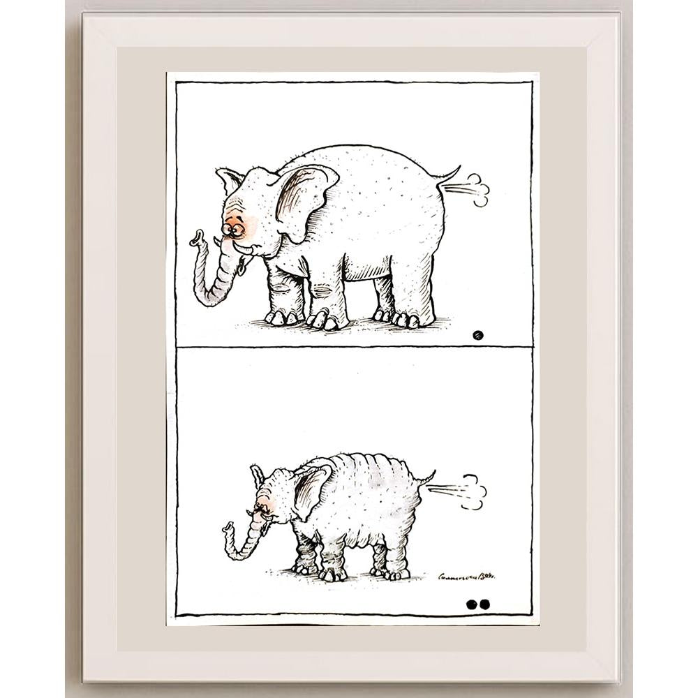 Vadim Siminoga 29x21cm Orijinal Karikatür BOD06096