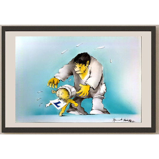 Jovan Prokopljevic 29x21cm Orijinal Karikatür BOD06103