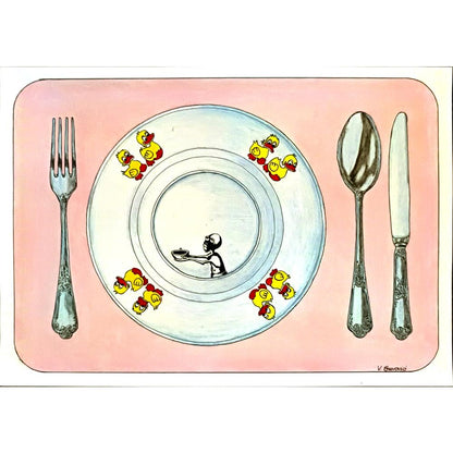 Vladimir Stevovic 29x21cm Orijinal Karikatür BOD06106