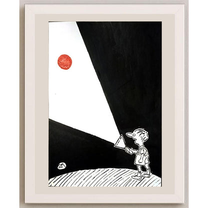 Mileta Miloradovic 29x21cm Orijinal Karikatür BOD06107