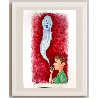 Eshonkulov Makhmudjon 29x21cm Orijinal Karikatür BOD06110