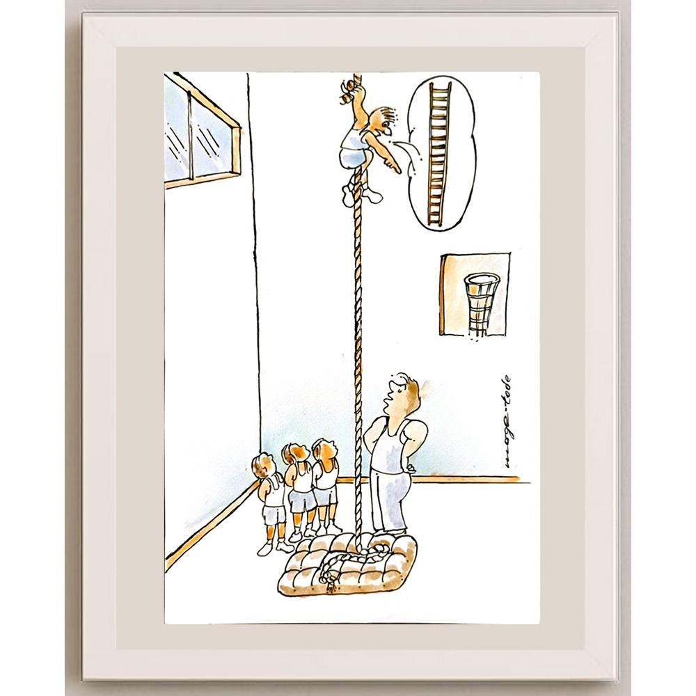 Tode Blazevski 29x21cm Orijinal Karikatür BOD06112