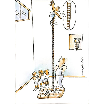 Tode Blazevski 29x21cm Orijinal Karikatür BOD06112