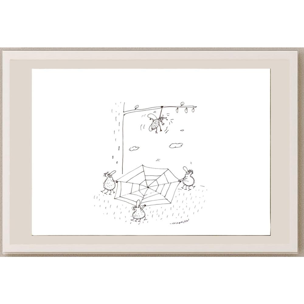 Maciej Trzepakka 29x21cm Orijinal Karikatür BOD06115