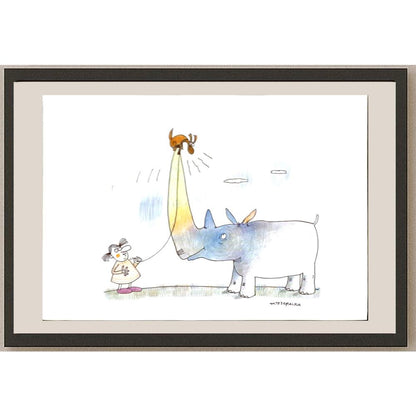 Maciej Trzepakka 29x21cm Orijinal Karikatür BOD06116