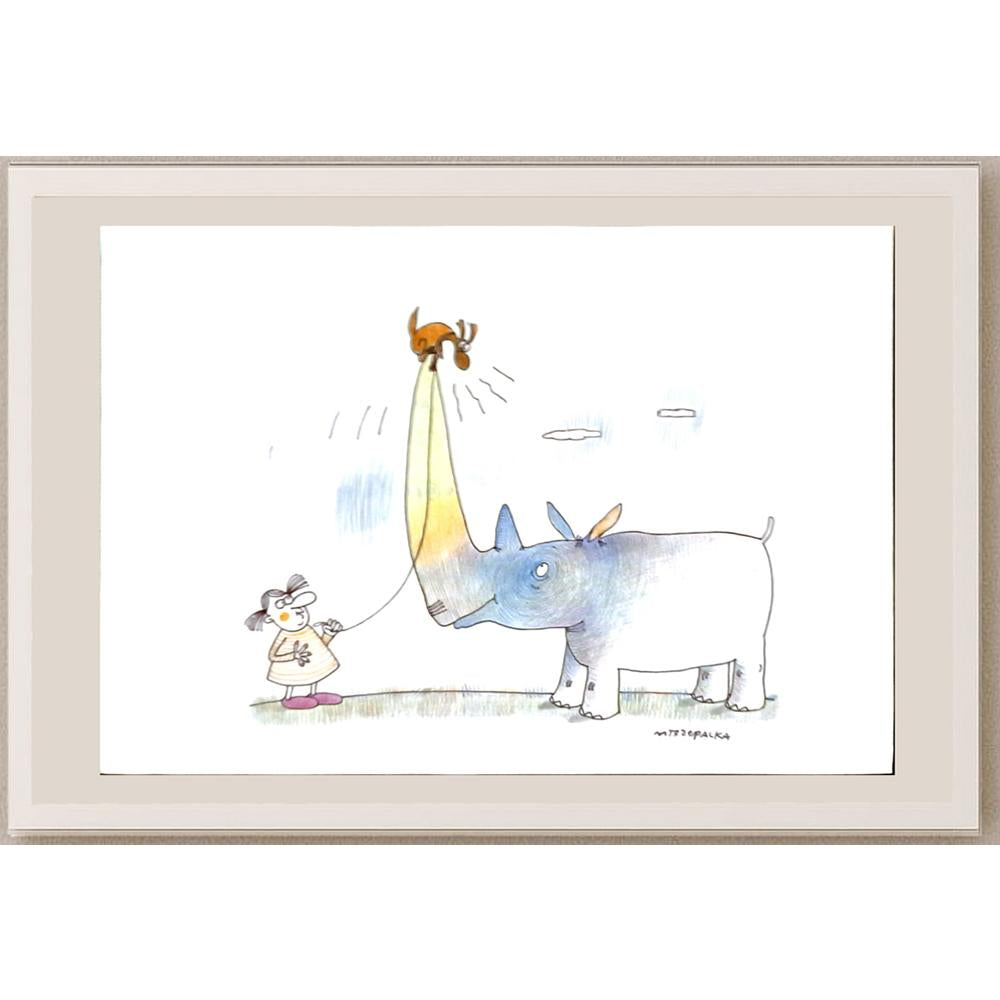 Maciej Trzepakka 29x21cm Orijinal Karikatür BOD06116