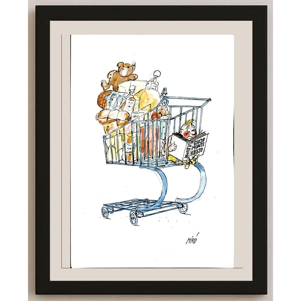 Georgijevski Miroslav 29x21cm Orijinal Karikatür BOD06130