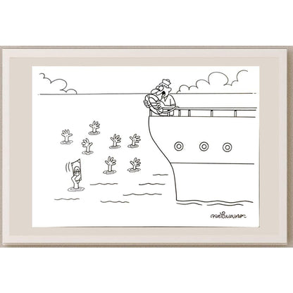 Arionauro Da Silva Santos 29x21cm Orijinal Karikatür BOD06133
