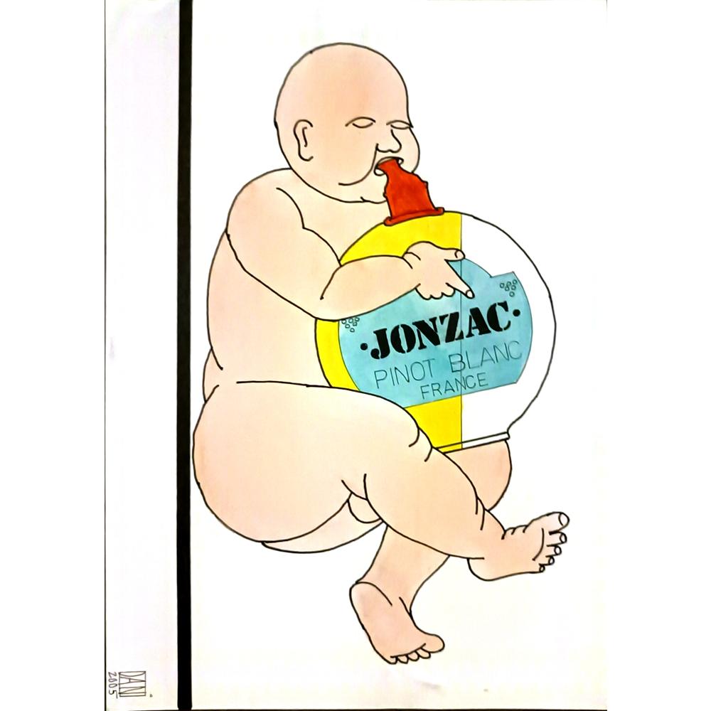 Mihai Danielescu 29x21cm Orijinal Karikatür BOD06135