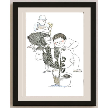 Chen Gang 29x21cm Orijinal Karikatür BOD06137