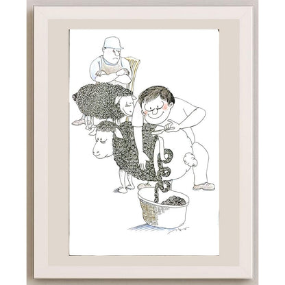 Chen Gang 29x21cm Orijinal Karikatür BOD06137
