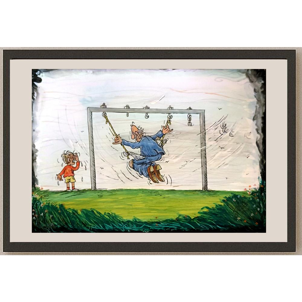 Jordan Popiliev 33x23cm Orijinal Karikatür BOD06138