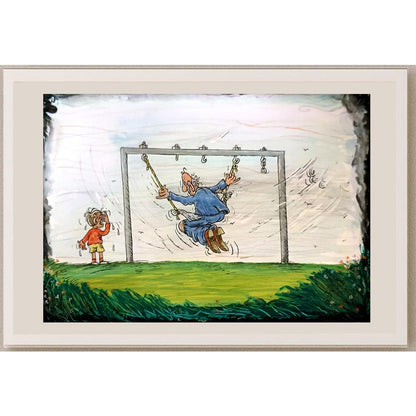 Jordan Popiliev 33x23cm Orijinal Karikatür BOD06138