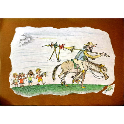 Jordan Popiliev 33x23cm Orijinal Karikatür BOD06140