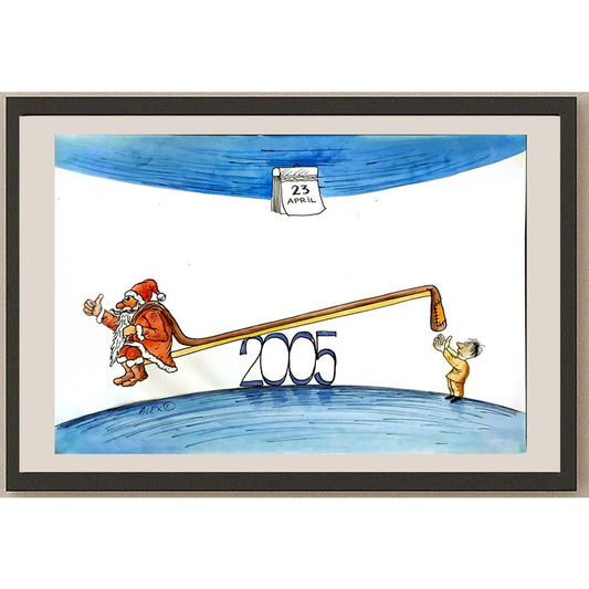 Aurel Stefan Alexandrescu 29x21cm Orijinal Karikatür BOD06144