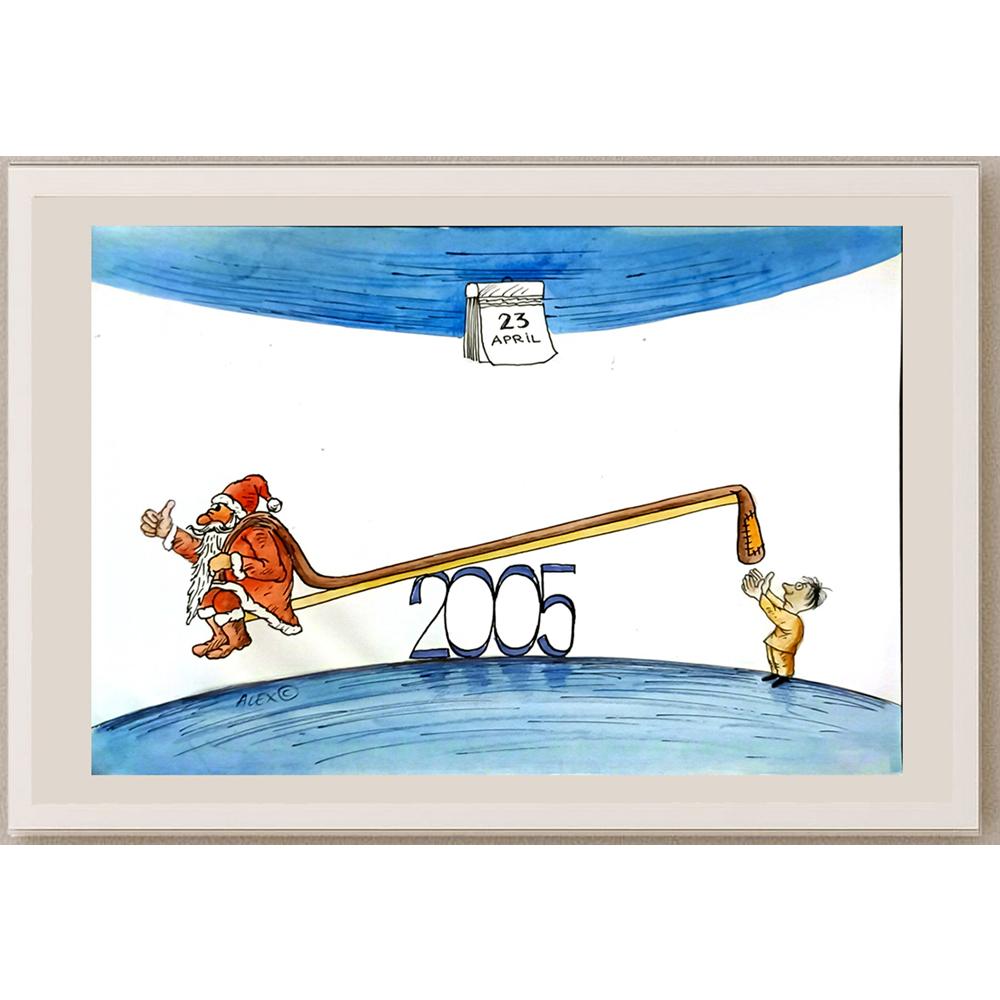Aurel Stefan Alexandrescu 29x21cm Orijinal Karikatür BOD06144