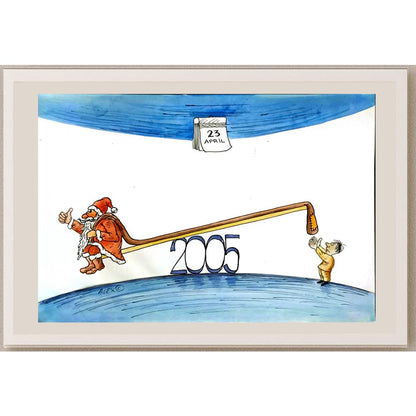 Aurel Stefan Alexandrescu 29x21cm Orijinal Karikatür BOD06144