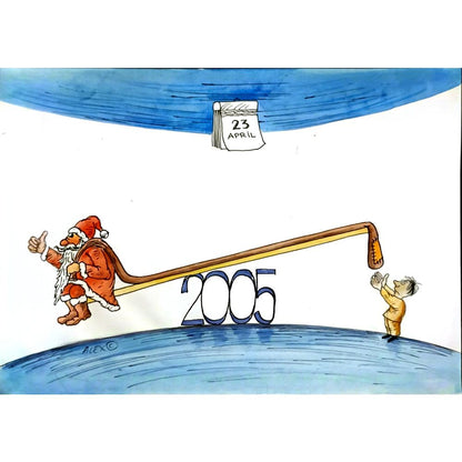 Aurel Stefan Alexandrescu 29x21cm Orijinal Karikatür BOD06144